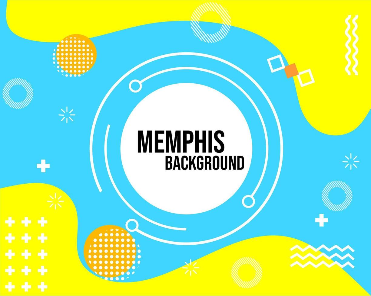 fondo abstracto geométrico estilo memphis. utilizado para diseños de portadas de diarios, fondos de pantalla, carteles vector