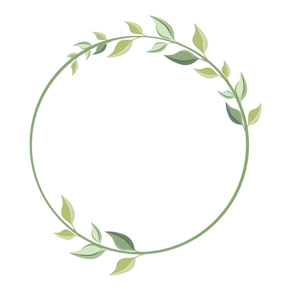 Frame with flowers. vector