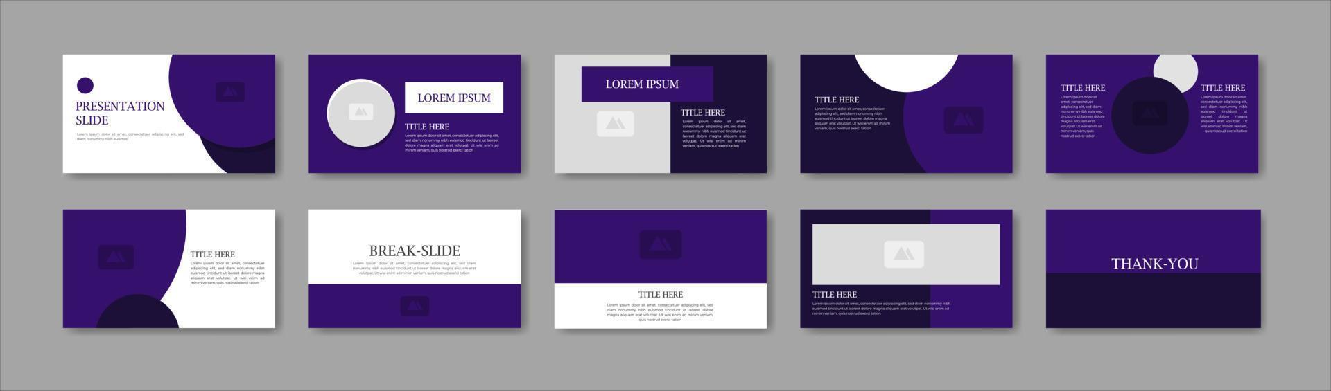 Business presentation template design. Minimalis, modern and keynote vector illustration