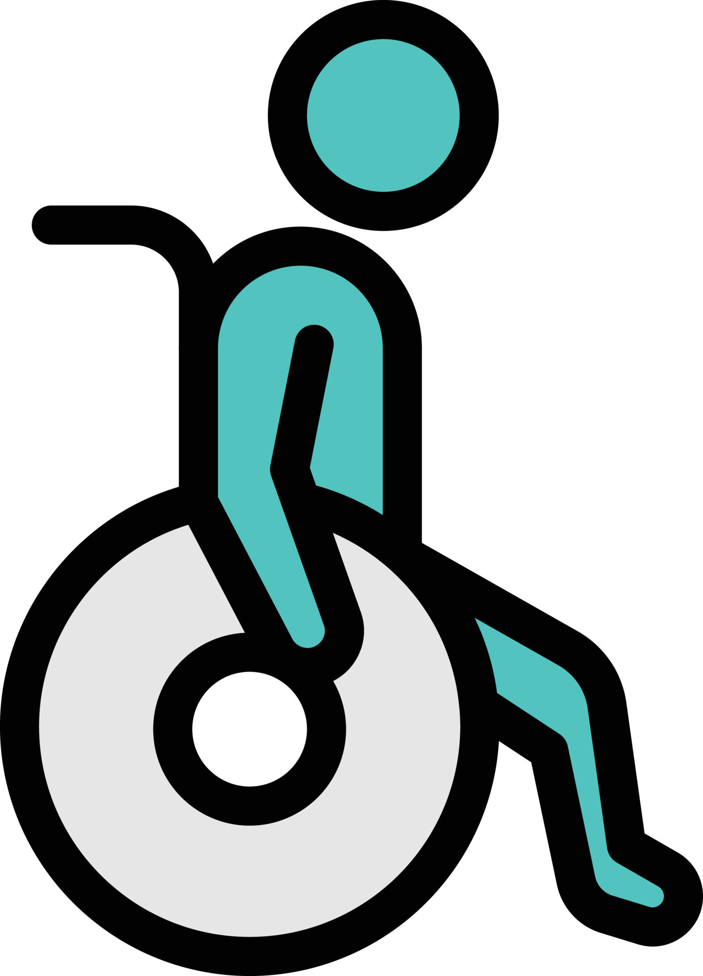 handicap vector illustration on a background.Premium quality symbols