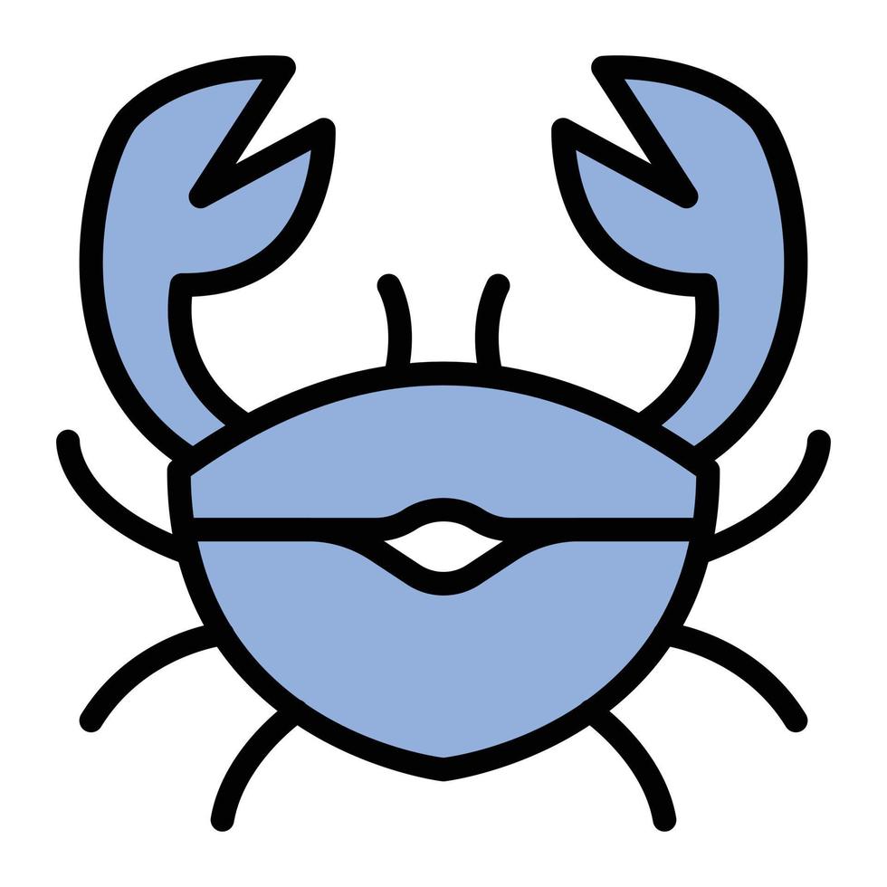 crab vector illustration on a background.Premium quality symbols.vector icons for concept and graphic design.