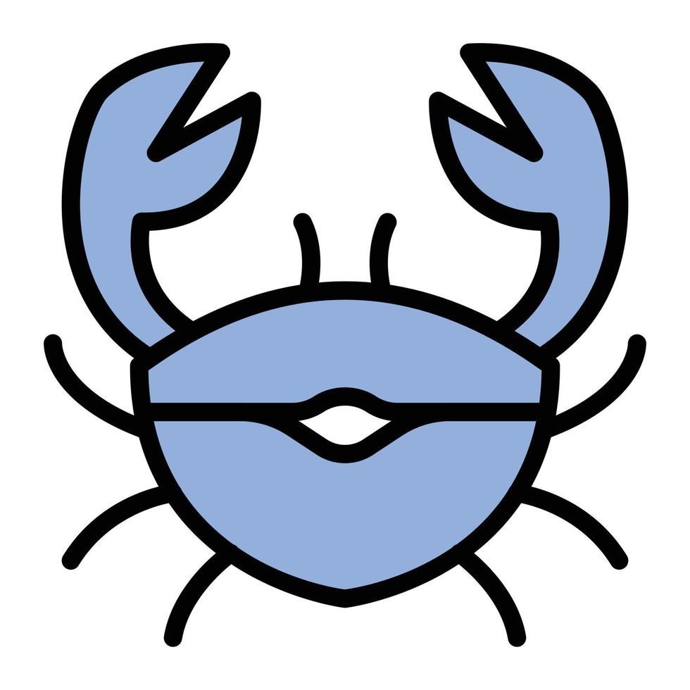 crab vector illustration on a background.Premium quality symbols.vector icons for concept and graphic design.