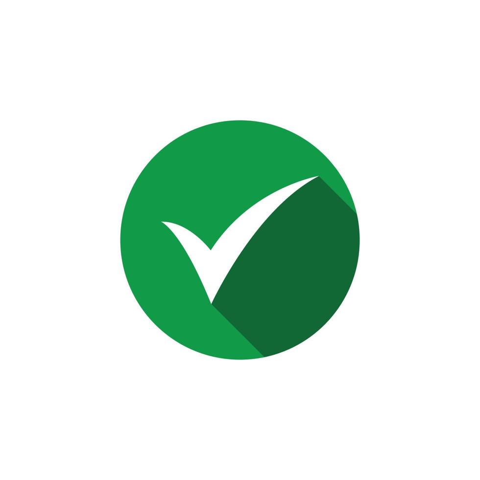 check icon design template vector