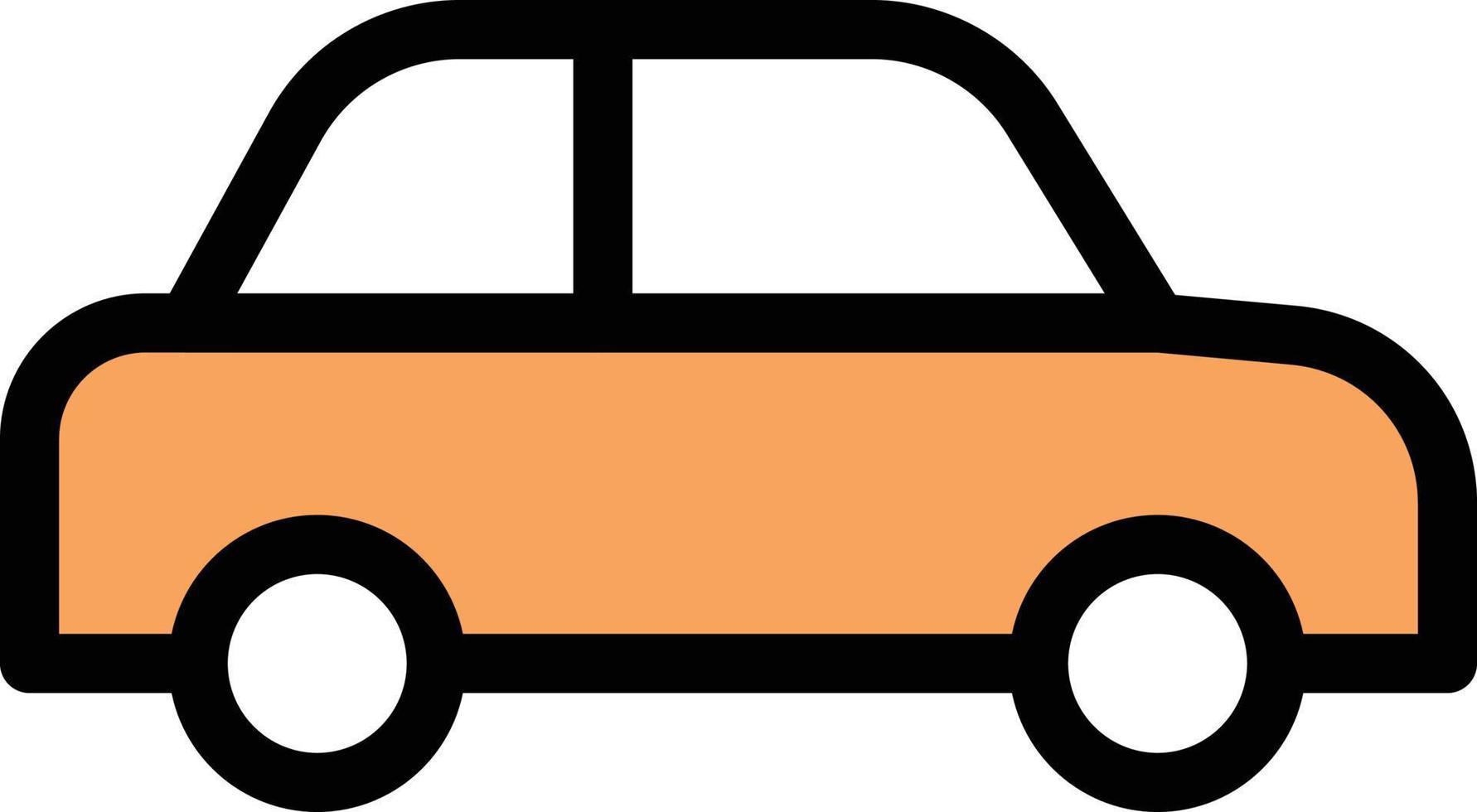 Ilustración de vector de coche en un fondo. Símbolos de calidad premium. Iconos vectoriales para concepto y diseño gráfico.