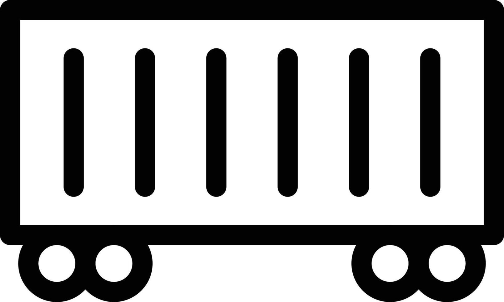 rail container vector illustration on a background.Premium quality symbols.vector icons for concept and graphic design.