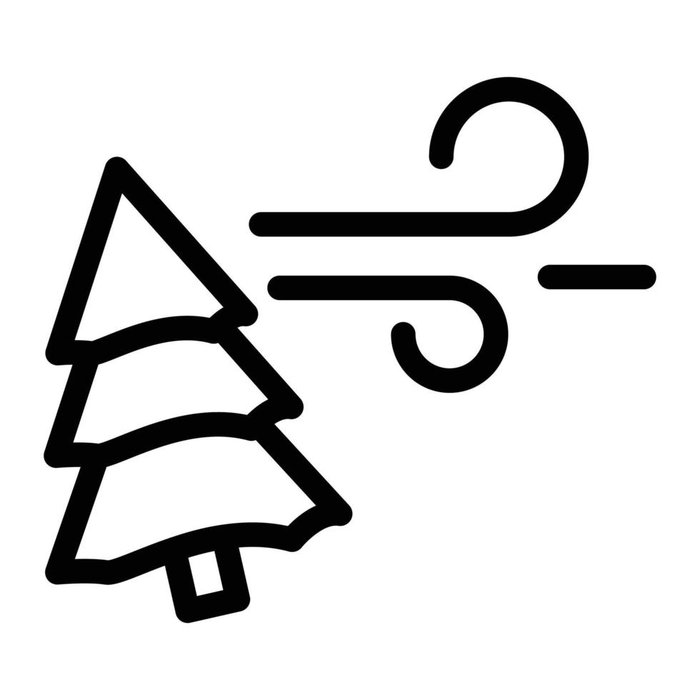 wind tree vector illustration on a background.Premium quality symbols.vector icons for concept and graphic design.
