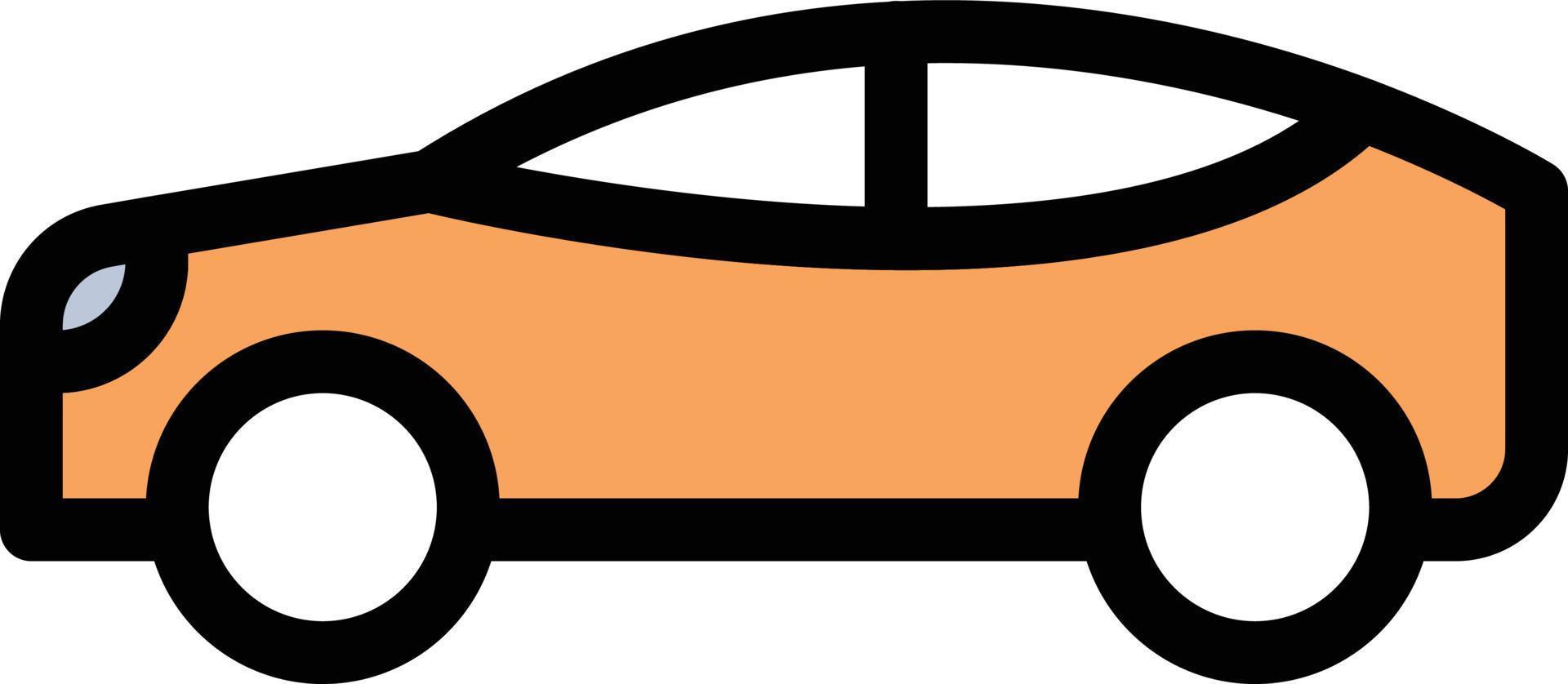 Ilustración de vector de coche en un fondo. Símbolos de calidad premium. Iconos vectoriales para concepto y diseño gráfico.