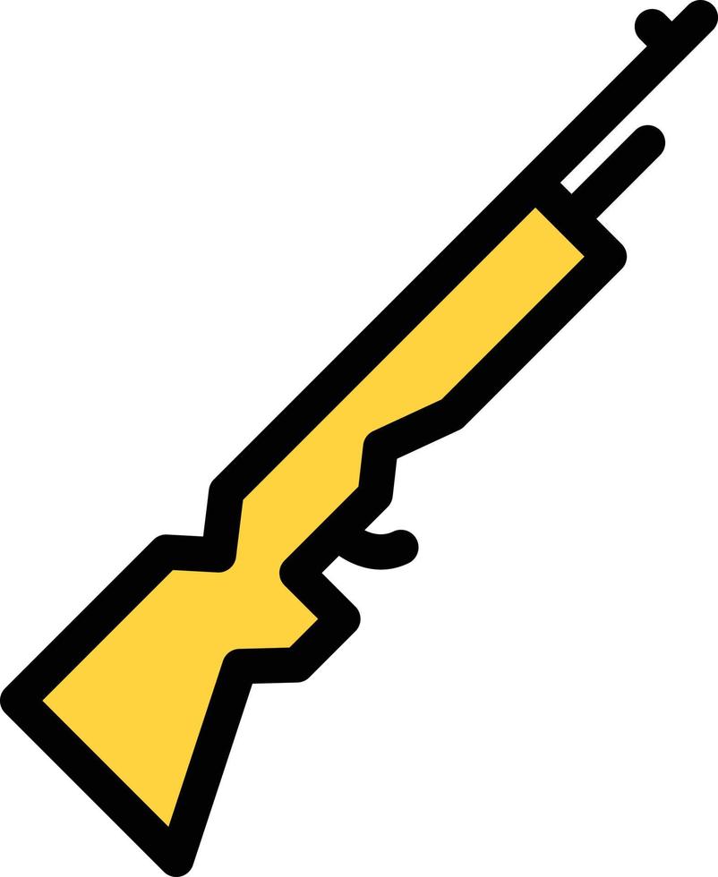 ilustración de vector de pistola de tiro en un fondo. símbolos de calidad premium. iconos vectoriales para concepto y diseño gráfico.