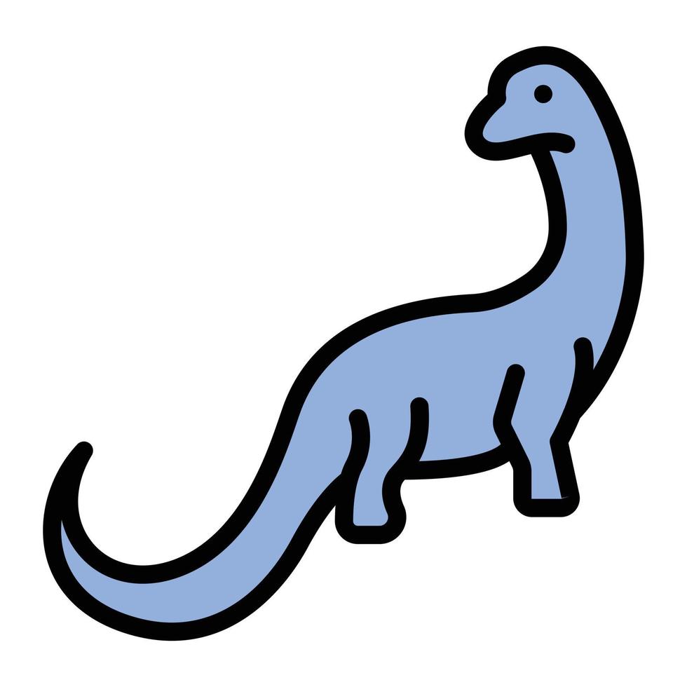 Ilustración de vector de dinosaurio en un fondo. Símbolos de calidad premium. Iconos vectoriales para concepto y diseño gráfico.