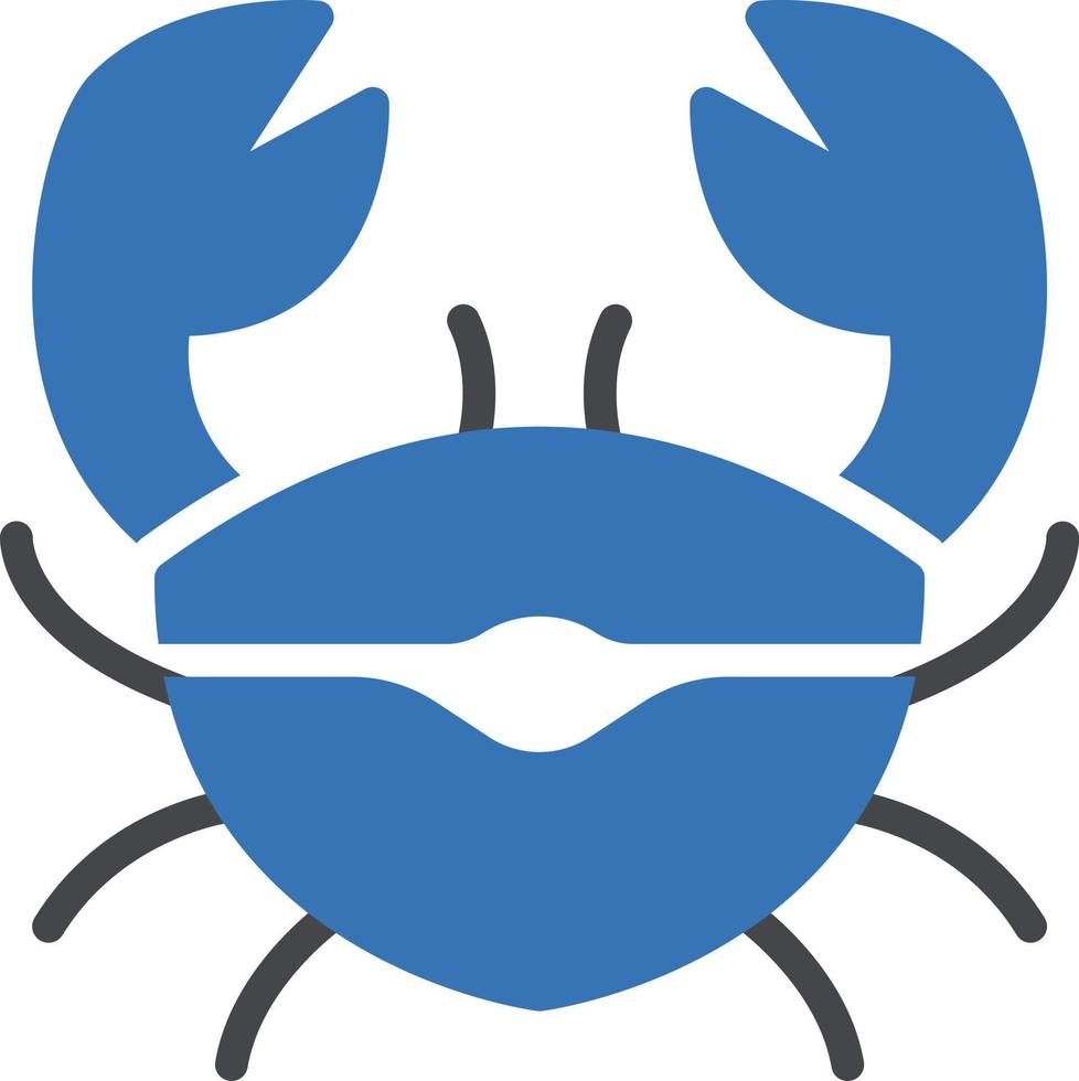 crab vector illustration on a background.Premium quality symbols.vector icons for concept and graphic design.