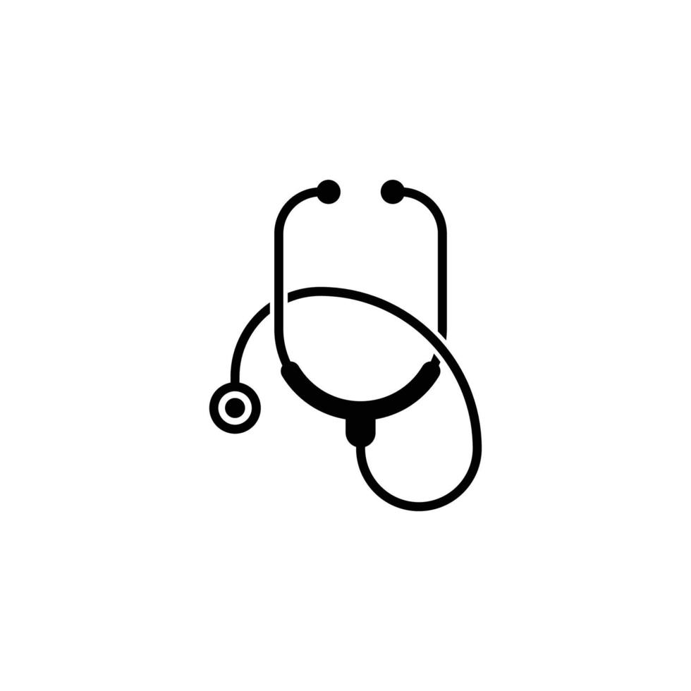 stethoscope icon design template vector