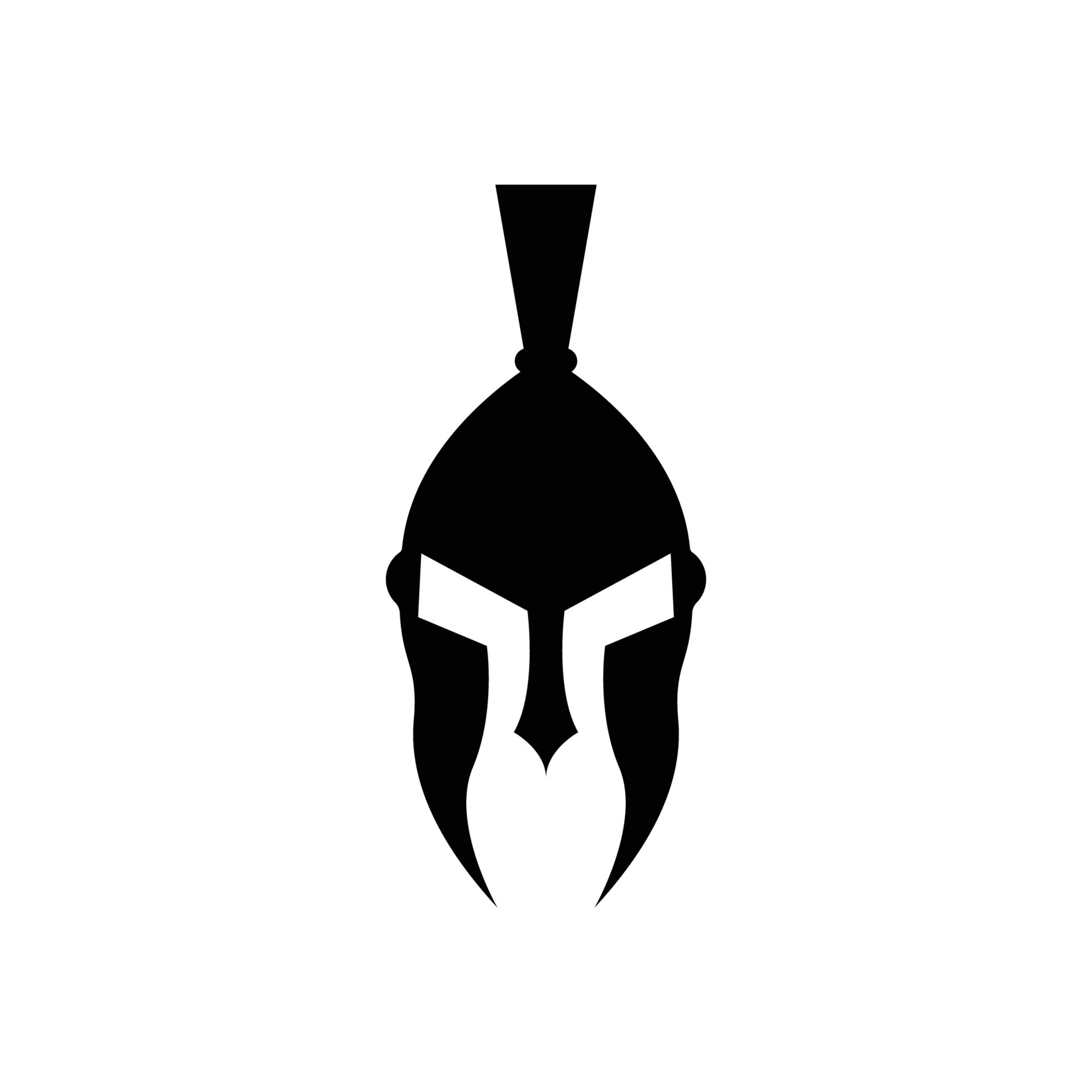 diseño de plantilla de logotipo de guerrero espartano, icono espartano, casco  espartano. 8929864 Vector en Vecteezy
