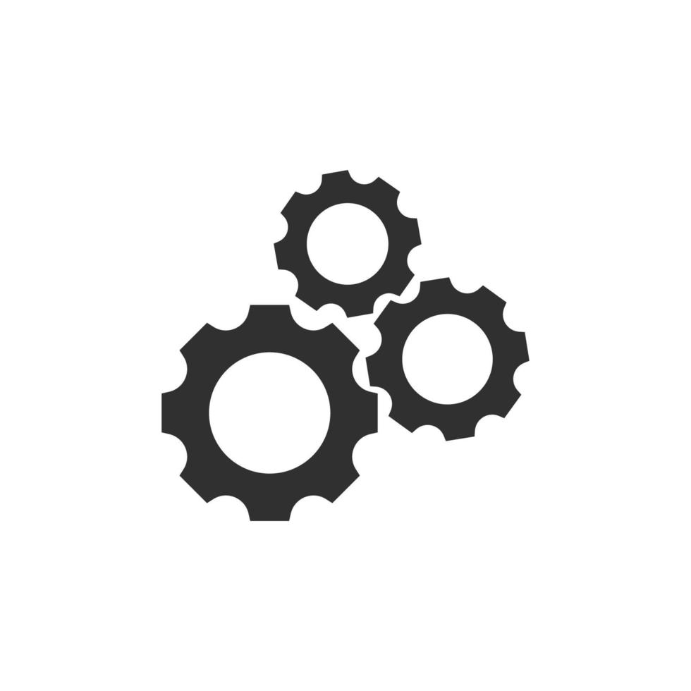 gear logo icon design template vector