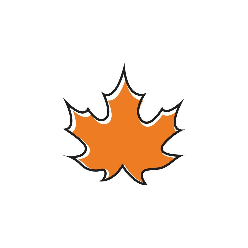 maple leaf logo icon desig template vector