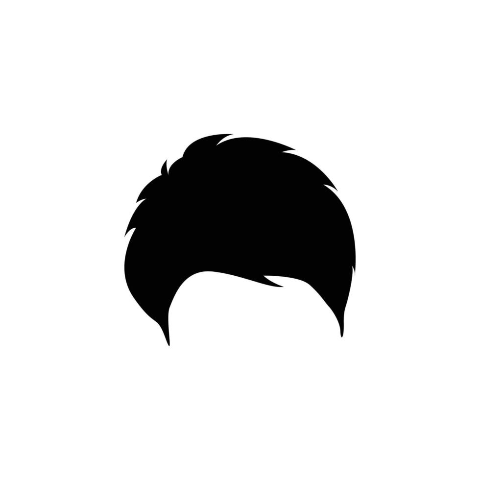 plantilla de diseño de icono de cabello masculino vector