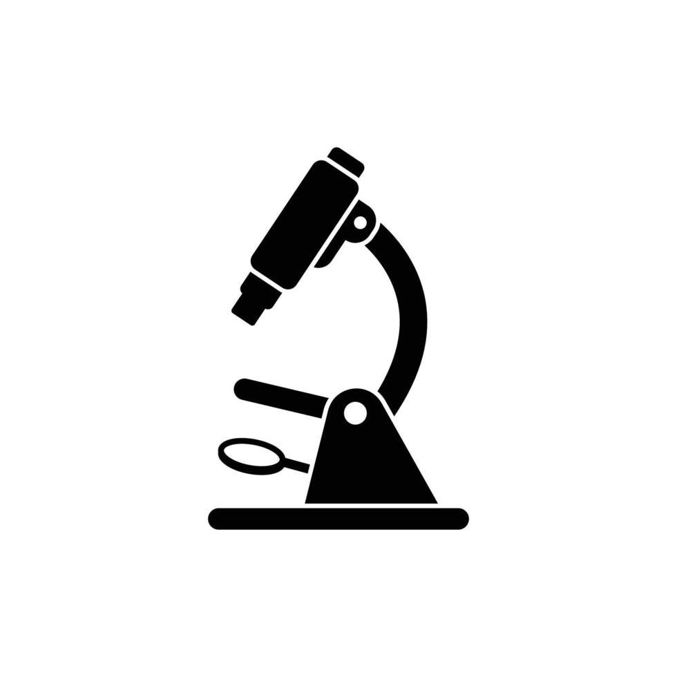 microscope icon design template vector