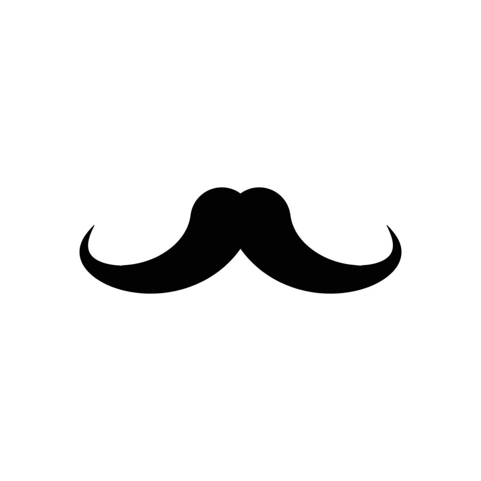 mustache icon design template vector