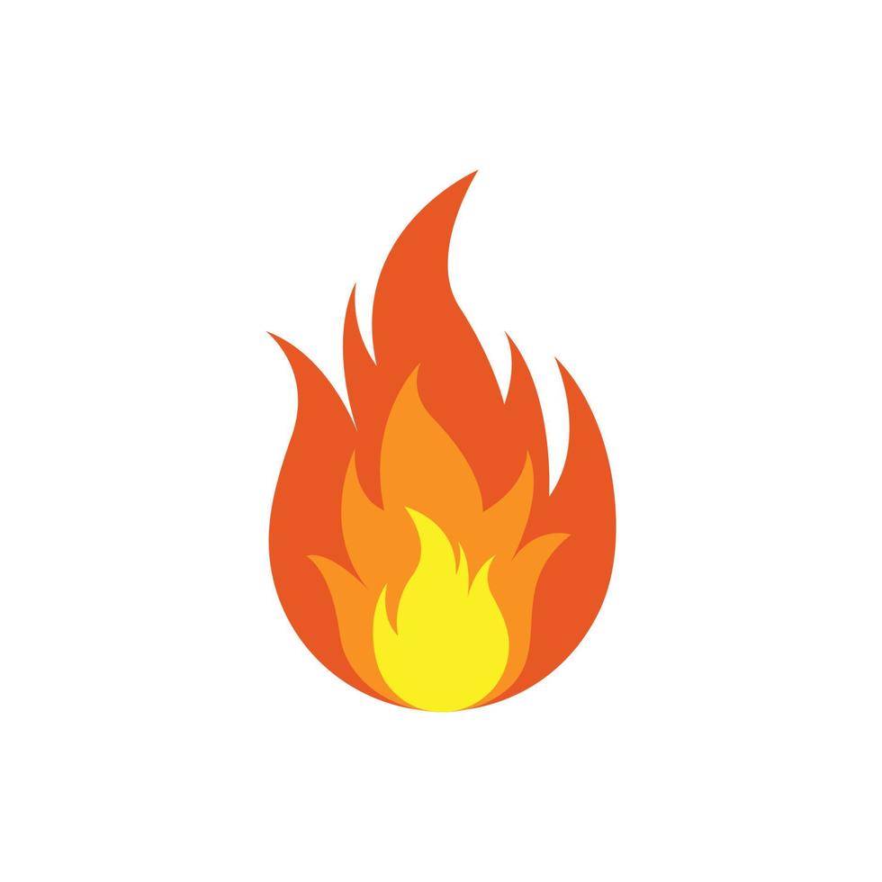 fire icon design template vector