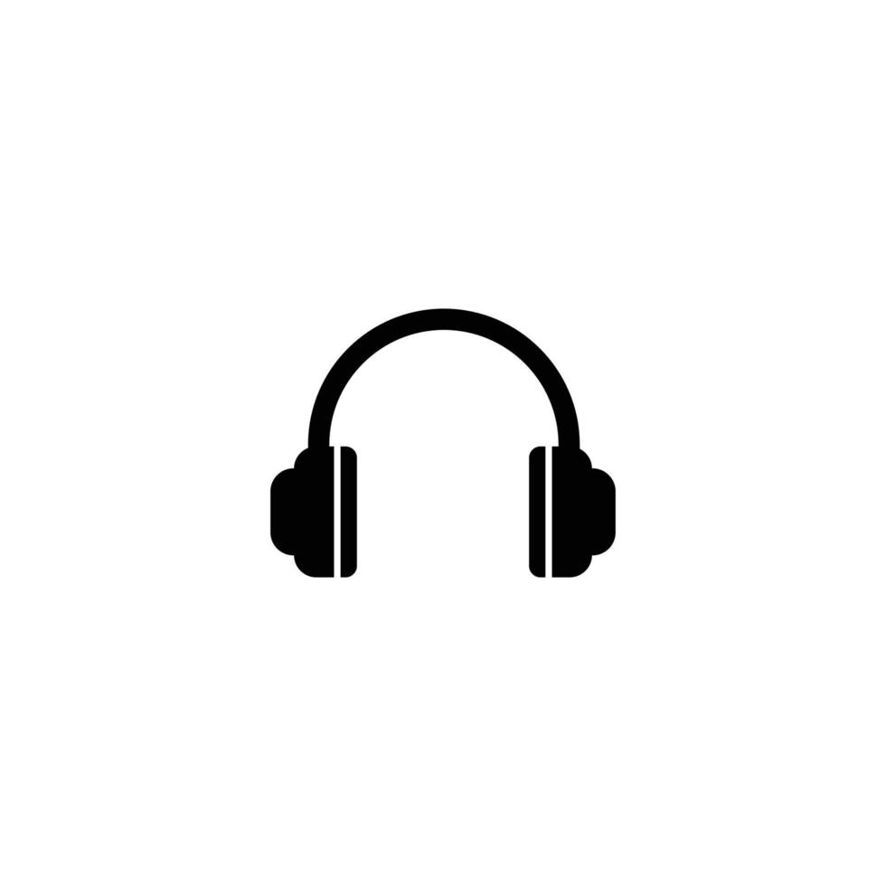 headphone icon design template vector