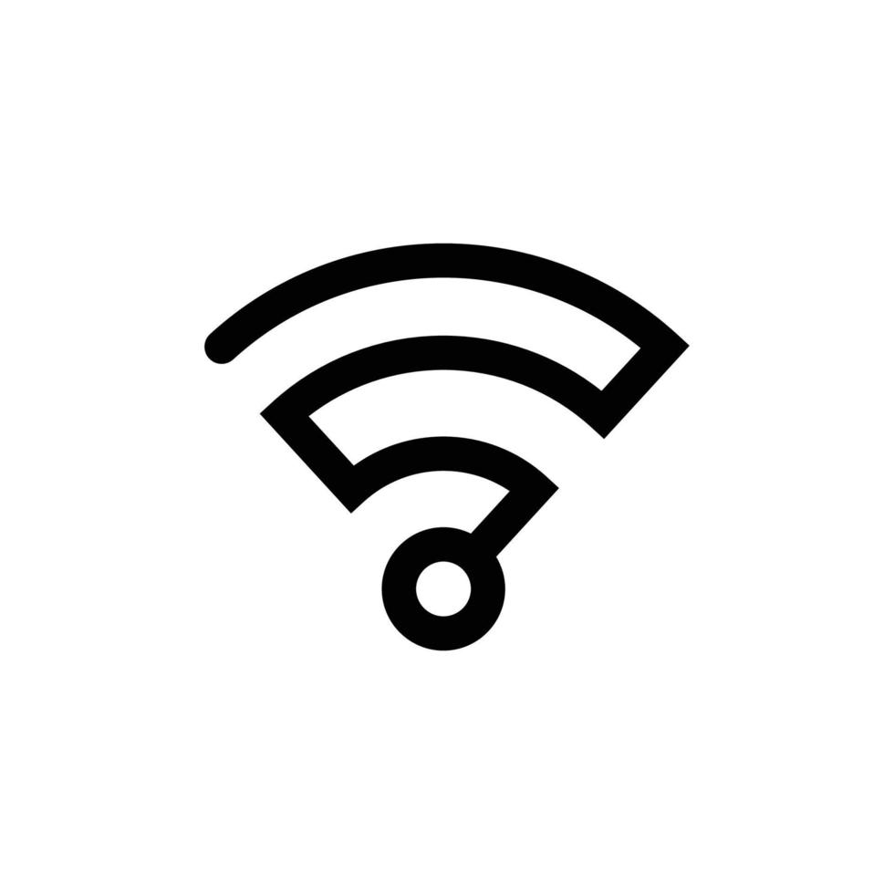 plantilla de diseño de icono wifi vector