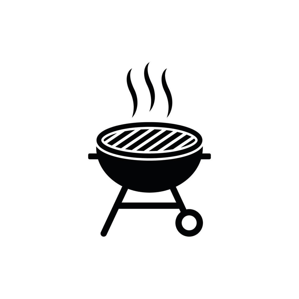 vector de plantilla de diseño de icono de barbacoa