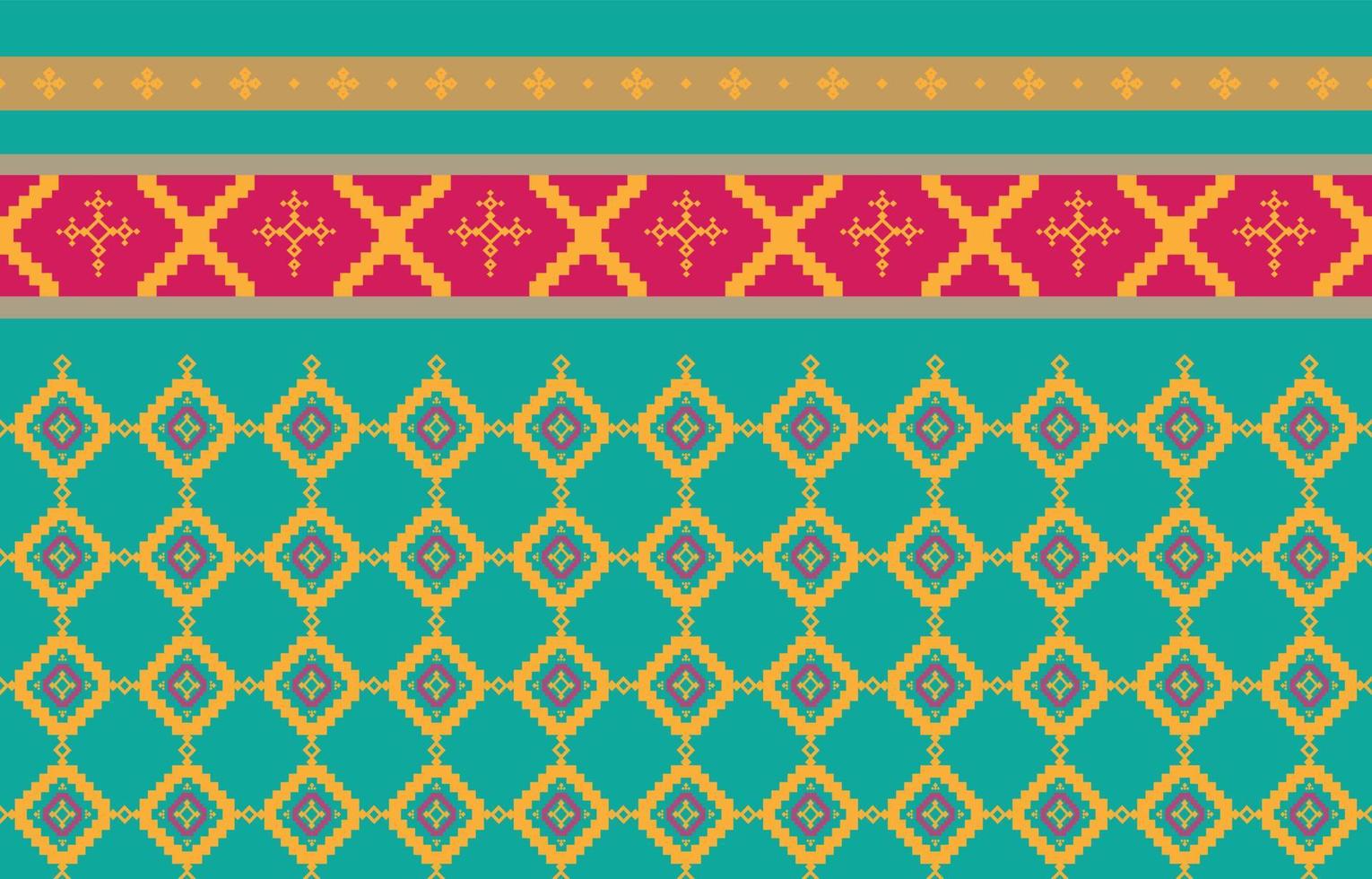 Abstract geometric and tribal patterns, usage design local fabric patterns, Design inspired by indigenous tribes. geometric Vector illustration