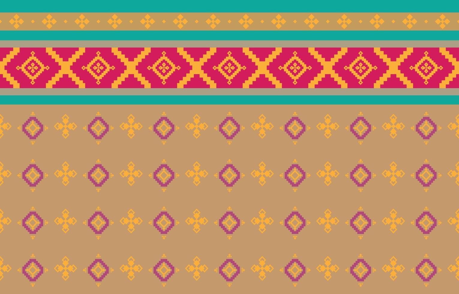 Abstract geometric and tribal patterns, usage design local fabric patterns, Design inspired by indigenous tribes. geometric Vector illustration