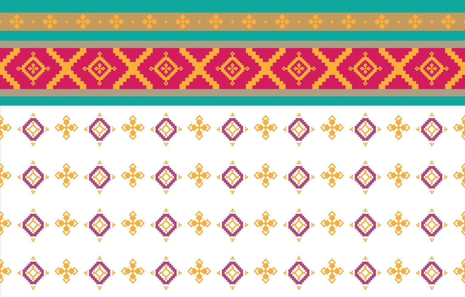 Abstract geometric and tribal patterns, usage design local fabric patterns, Design inspired by indigenous tribes. geometric Vector illustration