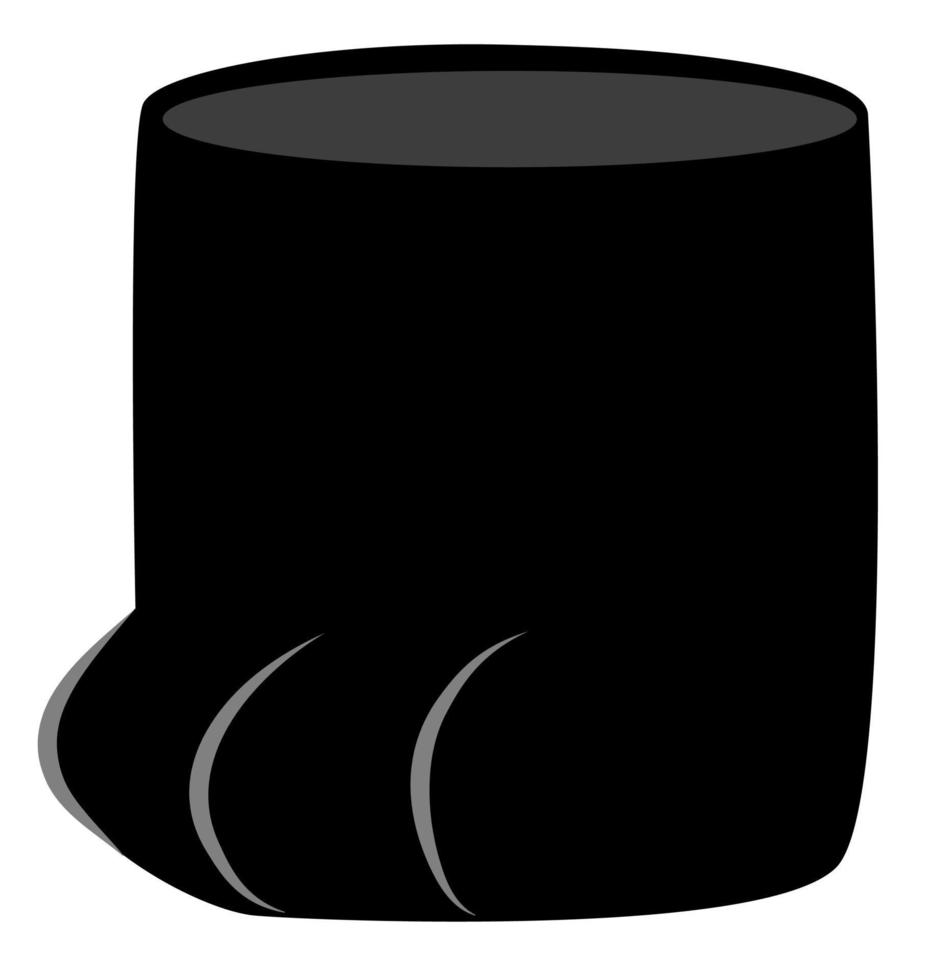 Cat tea cup vector