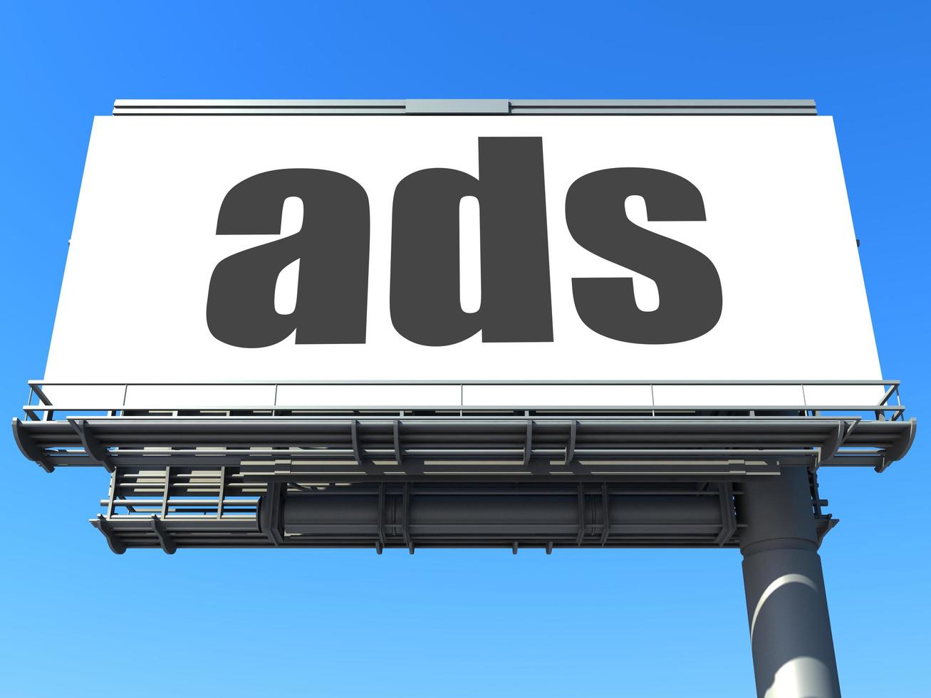 ads word on billboard photo