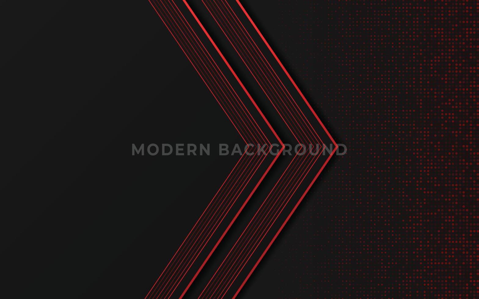 Abstract  elegant dark luxury background with red shiny and glitter element vector