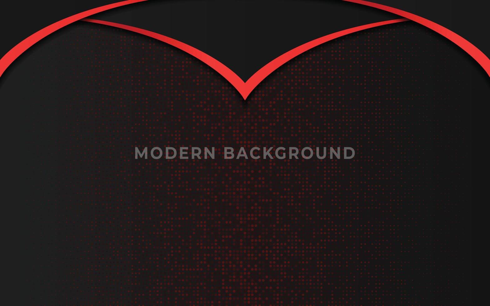 Elegant dark luxury background with red shiny and glitter element vector