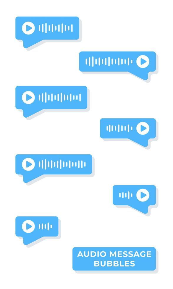 Vector illustration of voice messaging. Correspondence with a girlfriend or friend.