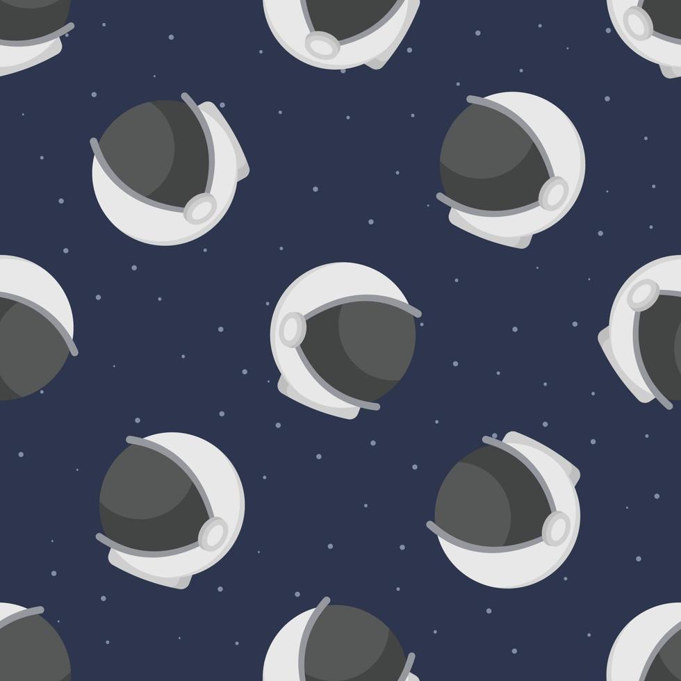 Vector illustration of space suit pattern. Hand-drawn graphic. Infinite space suit pattern.