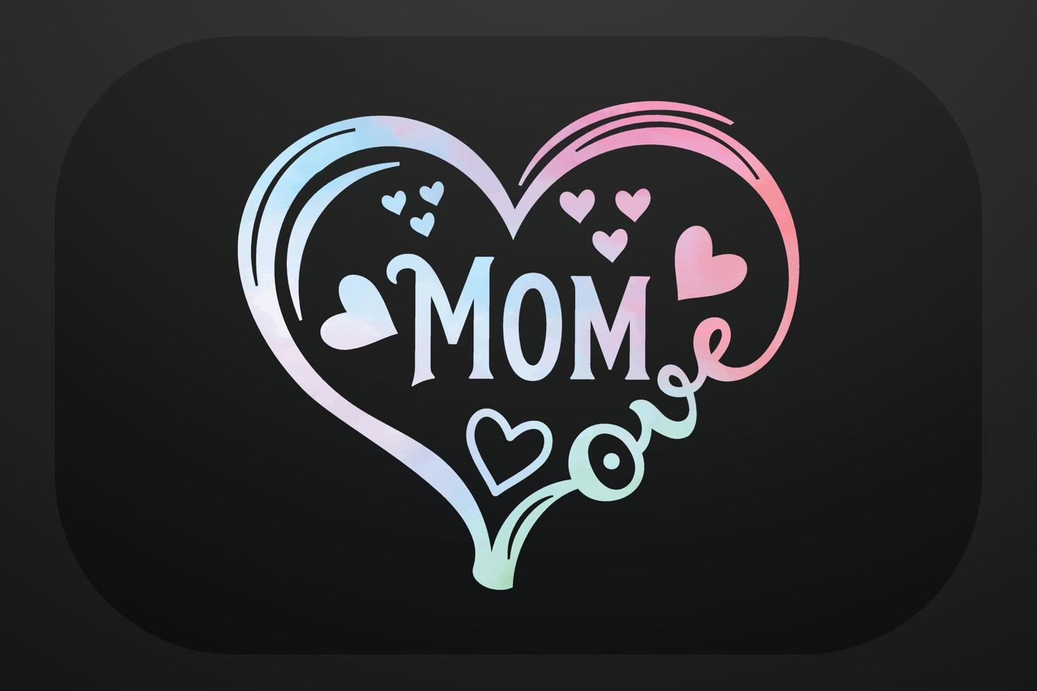 Mother's Day T-Shirt Design Mom Of The Wild One vector