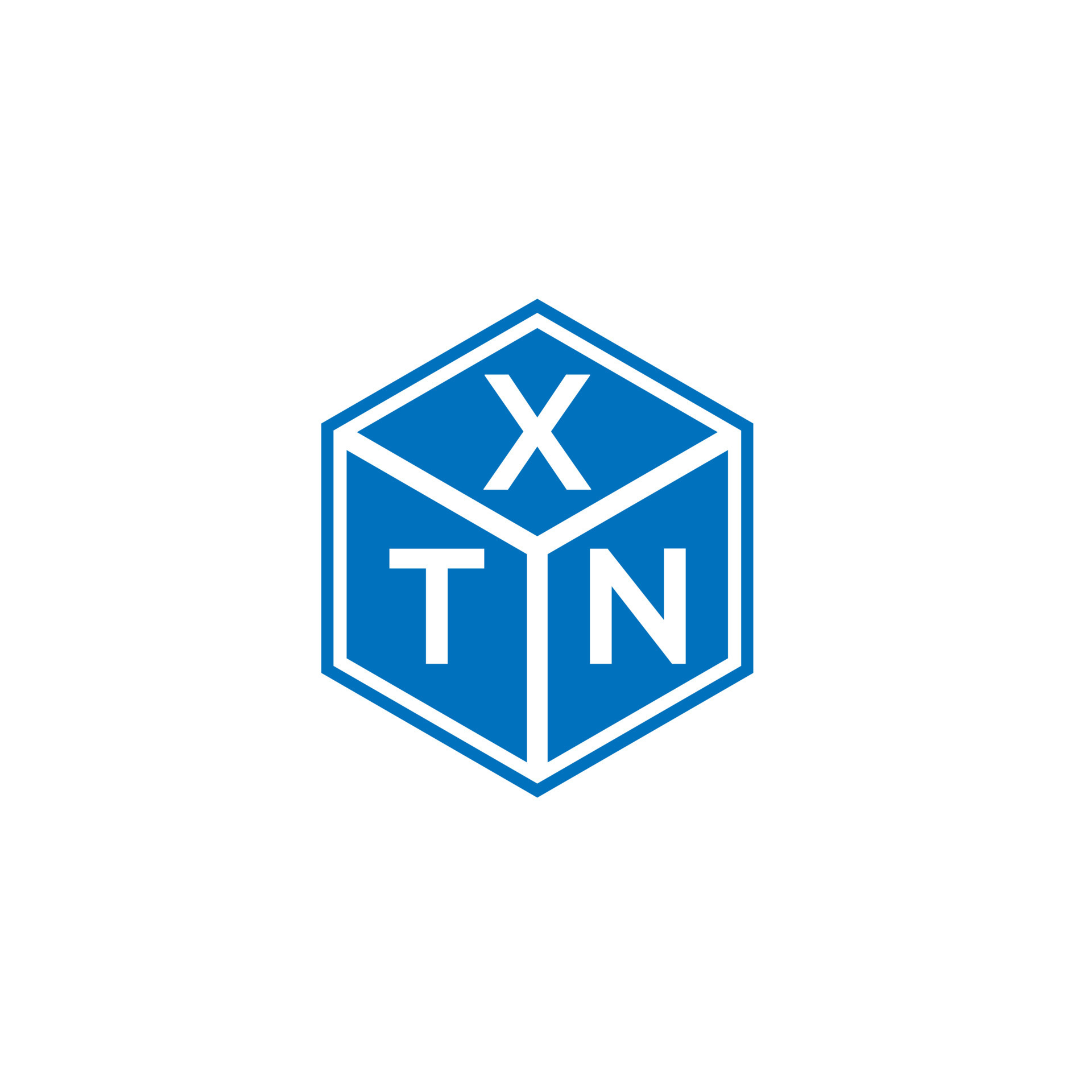 XTN letter logo design on white background. XTN creative initials ...