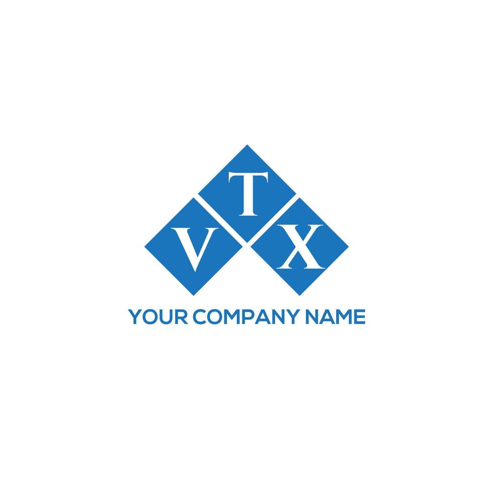 VTX letter logo design on white background. VTX creative initials letter logo concept. VTX letter design. vector