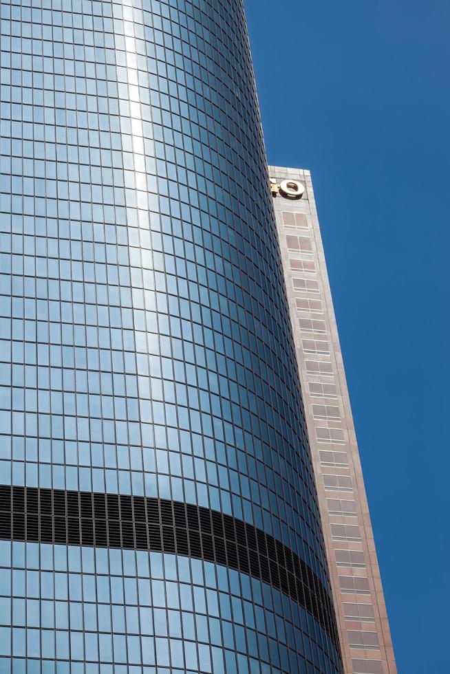 LOS ANGELES, CALIFORNIA, 2011. Skyscraper in the Financial district photo
