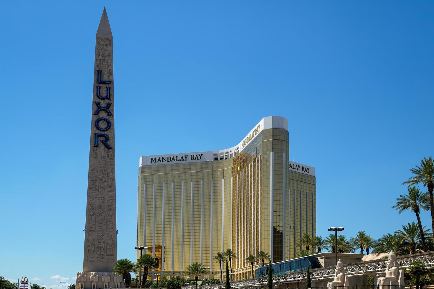 LAS VEGAS, NEVADA, USA, 2011. Replica Cleopatra's Needle photo