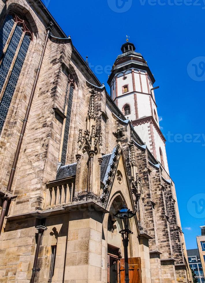 iglesia hdr thomaskirche en leipzig foto