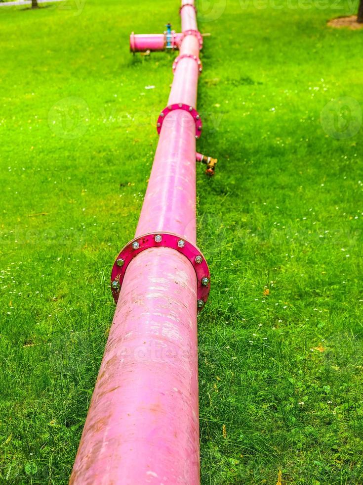 tuberías de agua hdr en leipzig foto