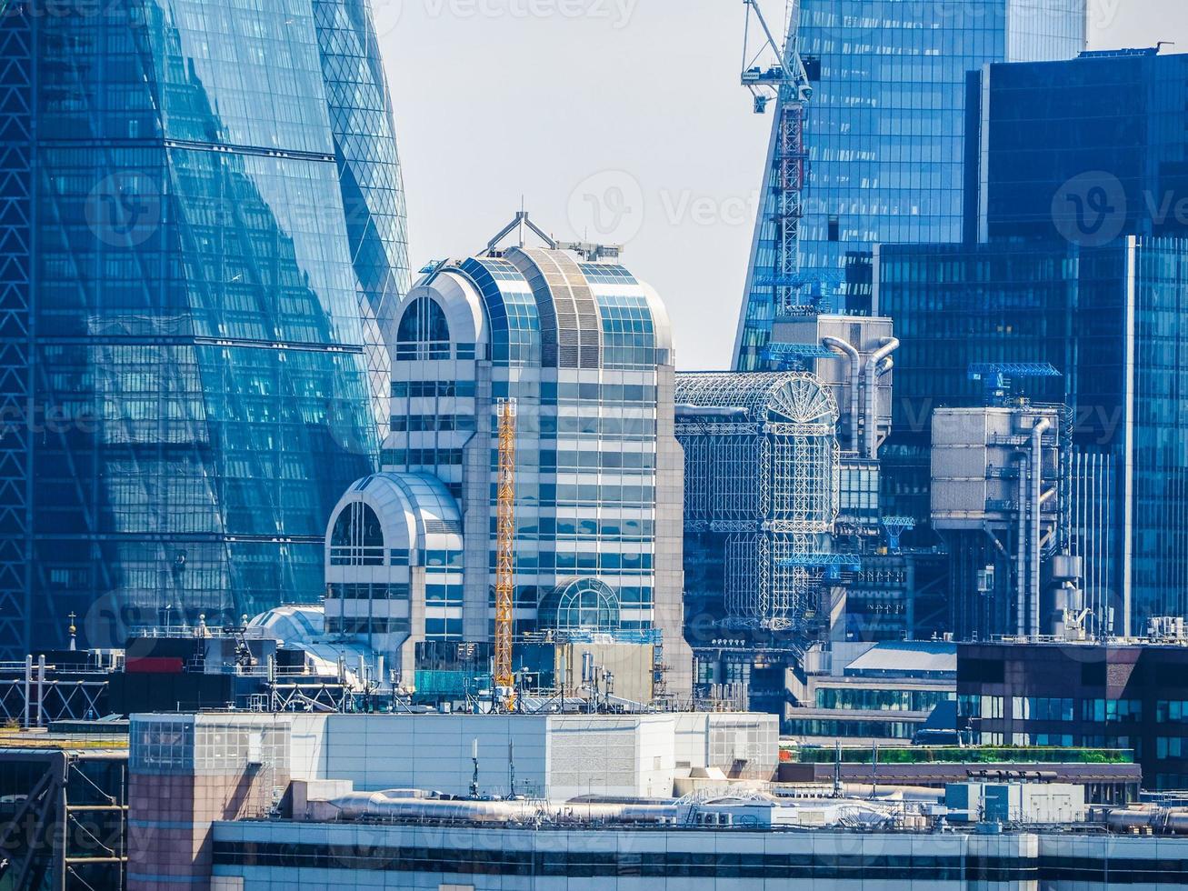 HDR City of London skyline photo