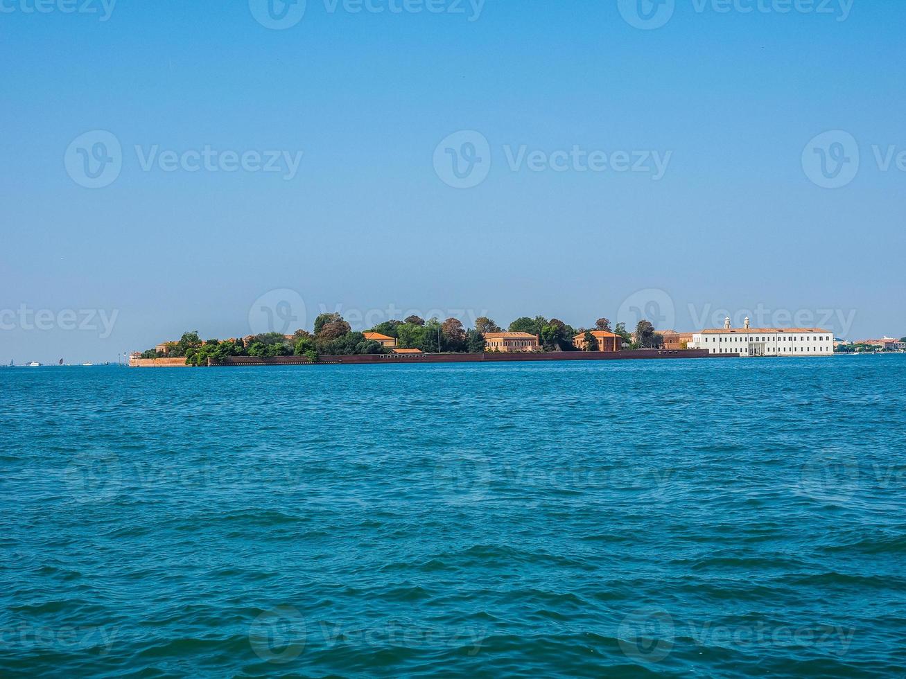 HDR San Servolo island in Venice photo