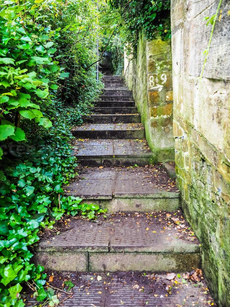 HDR Stairway to Alexandra Park in Bath photo