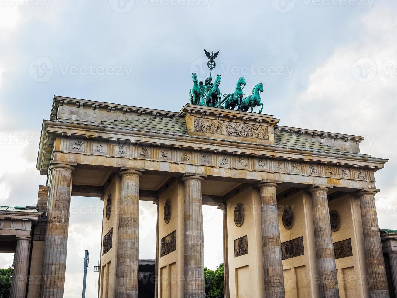 HDR Brandenburger Tor Brandenburg Gate in Berlin photo