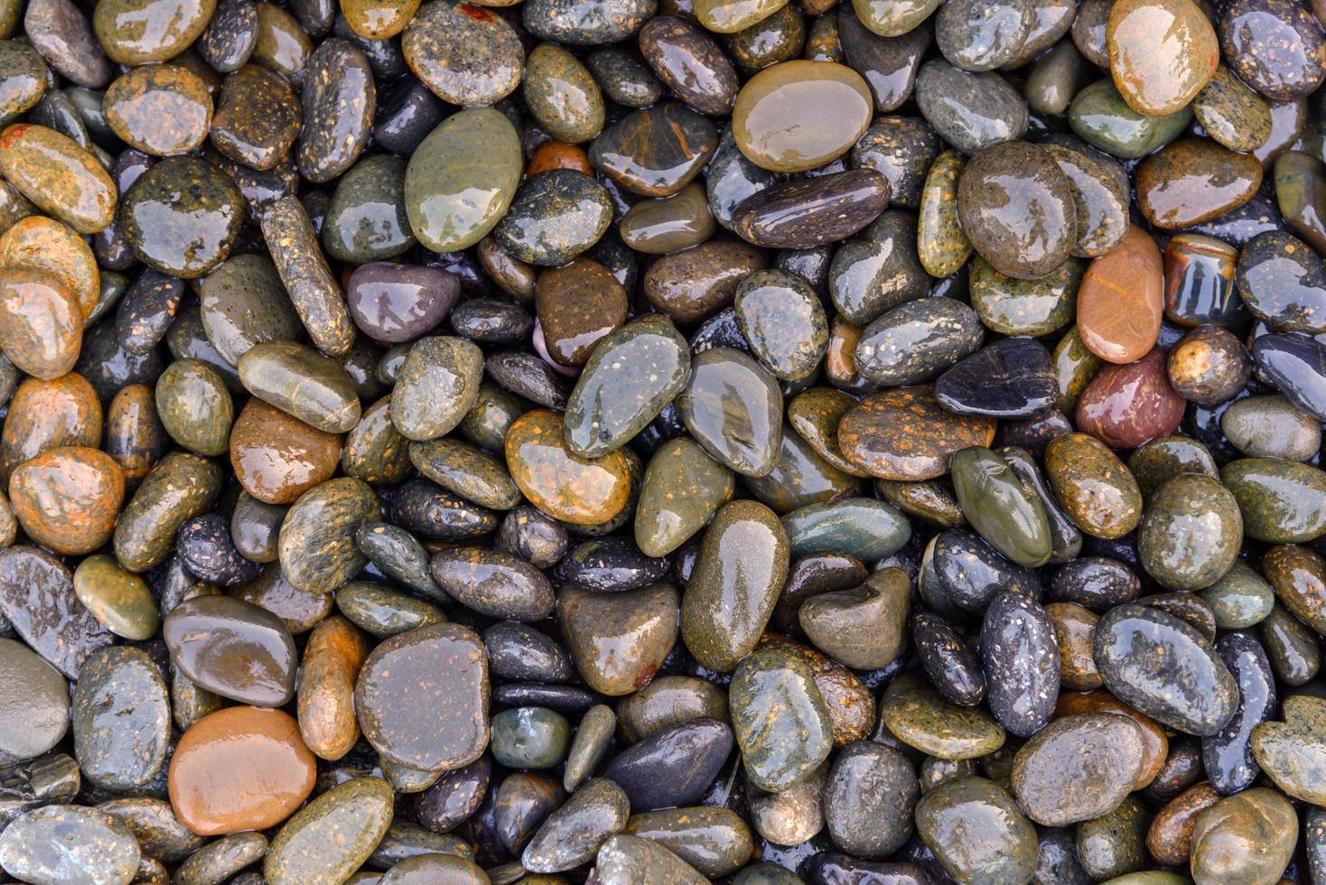 Pebbles be wet on the ground, background photo