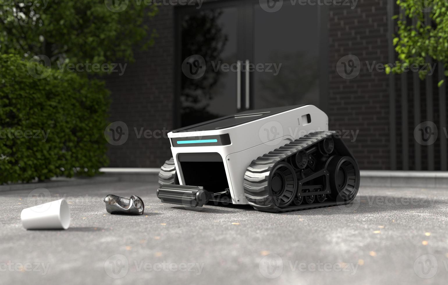 Automatic garbage collection robot, Cleaning technology photo