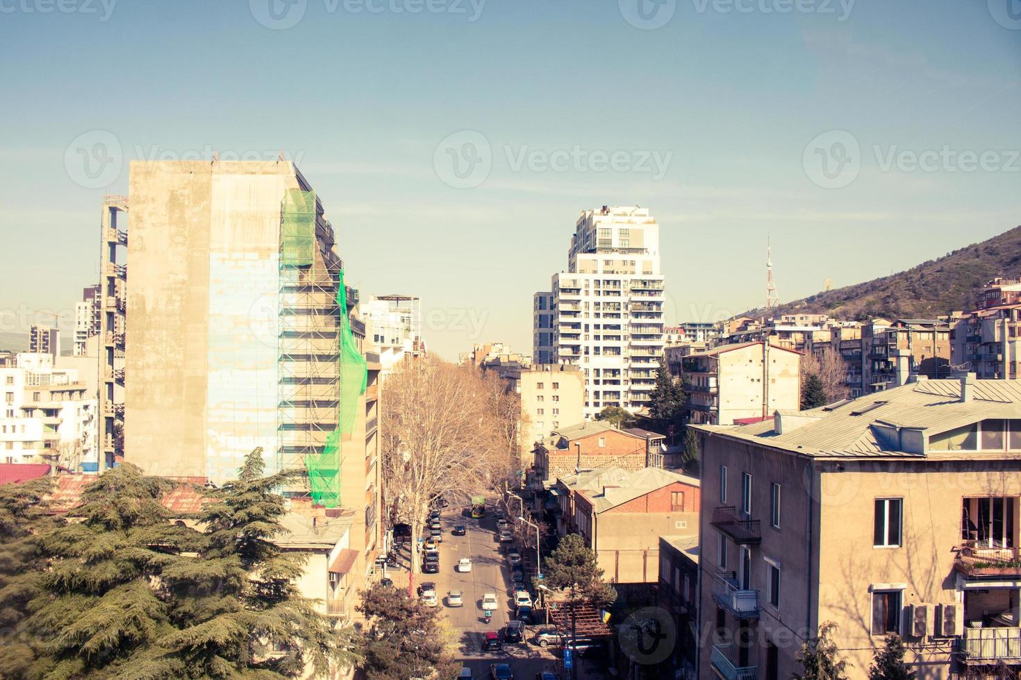 Aerial view of Vake district, Tbilisi, Georgia. photo