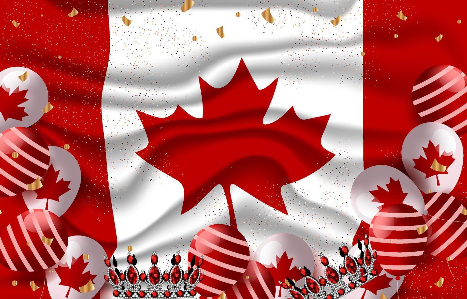 Canada Day Background Concept vector