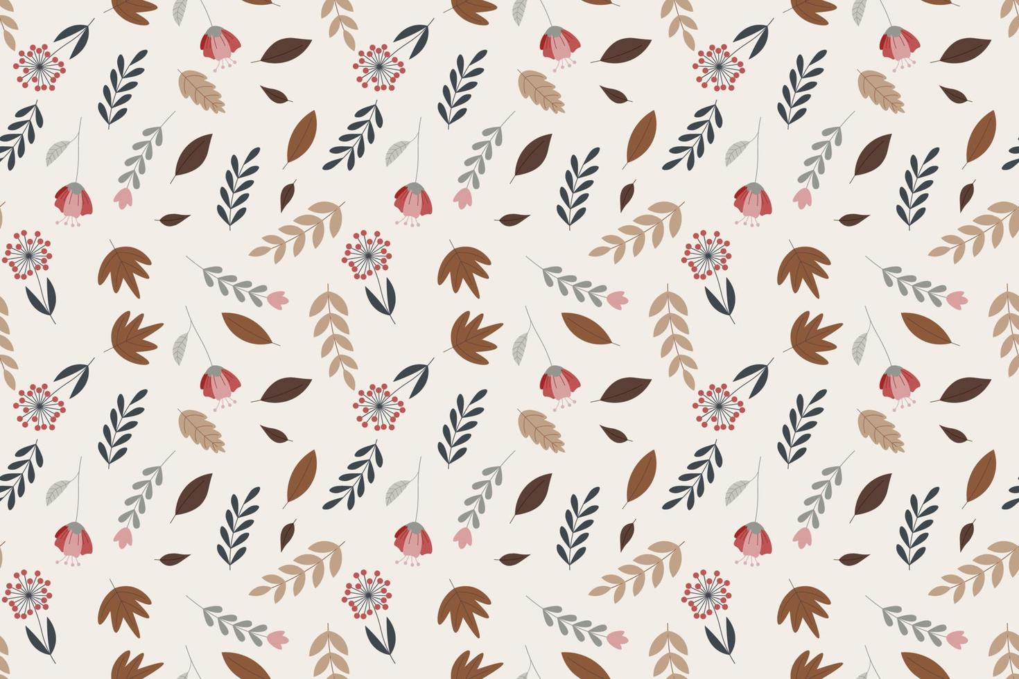 Abstract organic floral pattern background. Vector. vector